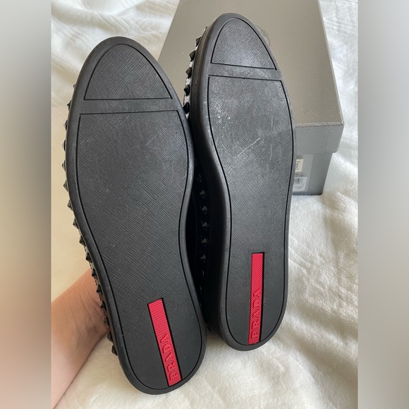 PRADA Black Slip-On Loafers - Picture 8 of 9